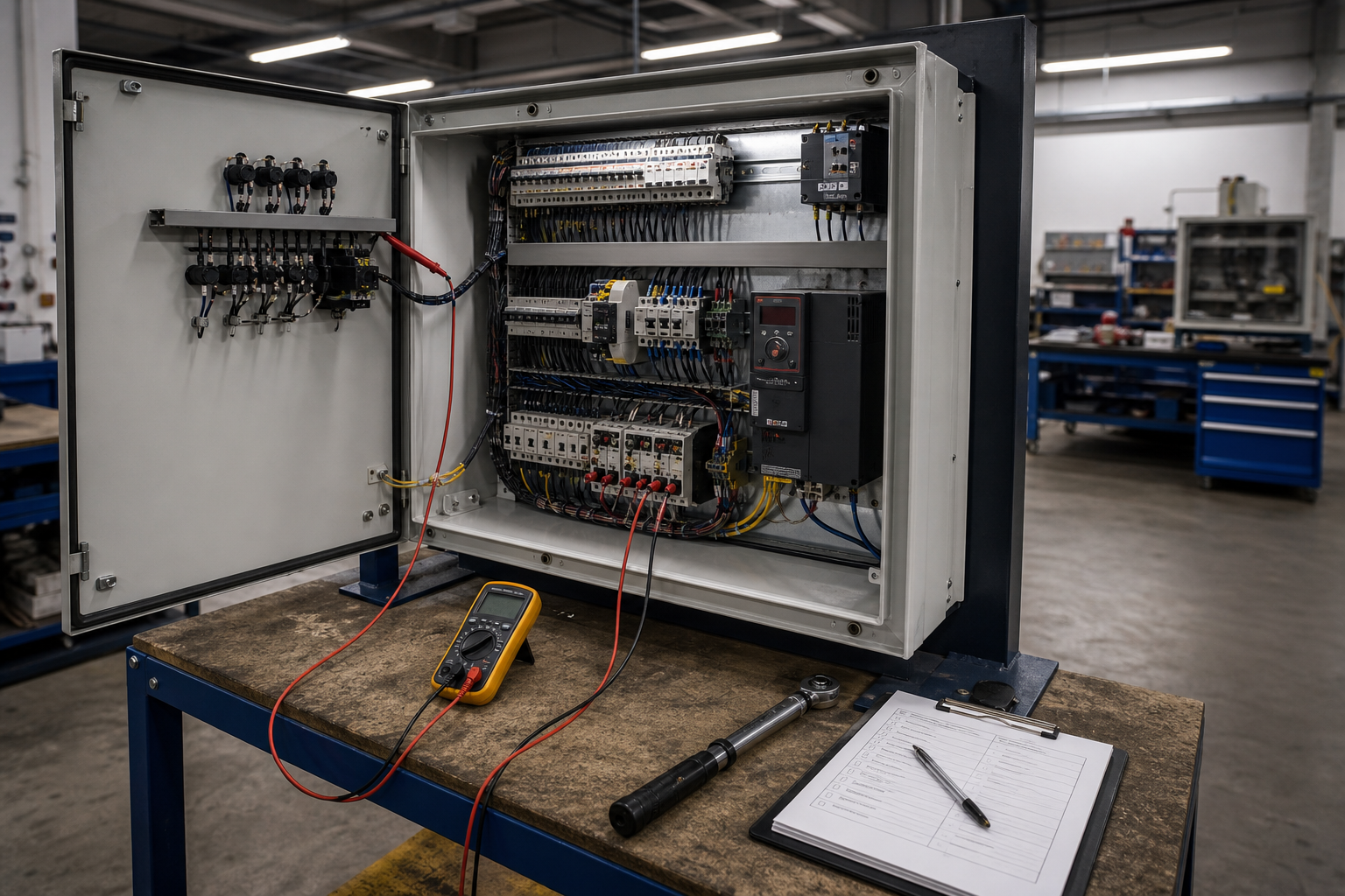 Quality Check Bench Setup PanelShopOS — Software for UL panel shops